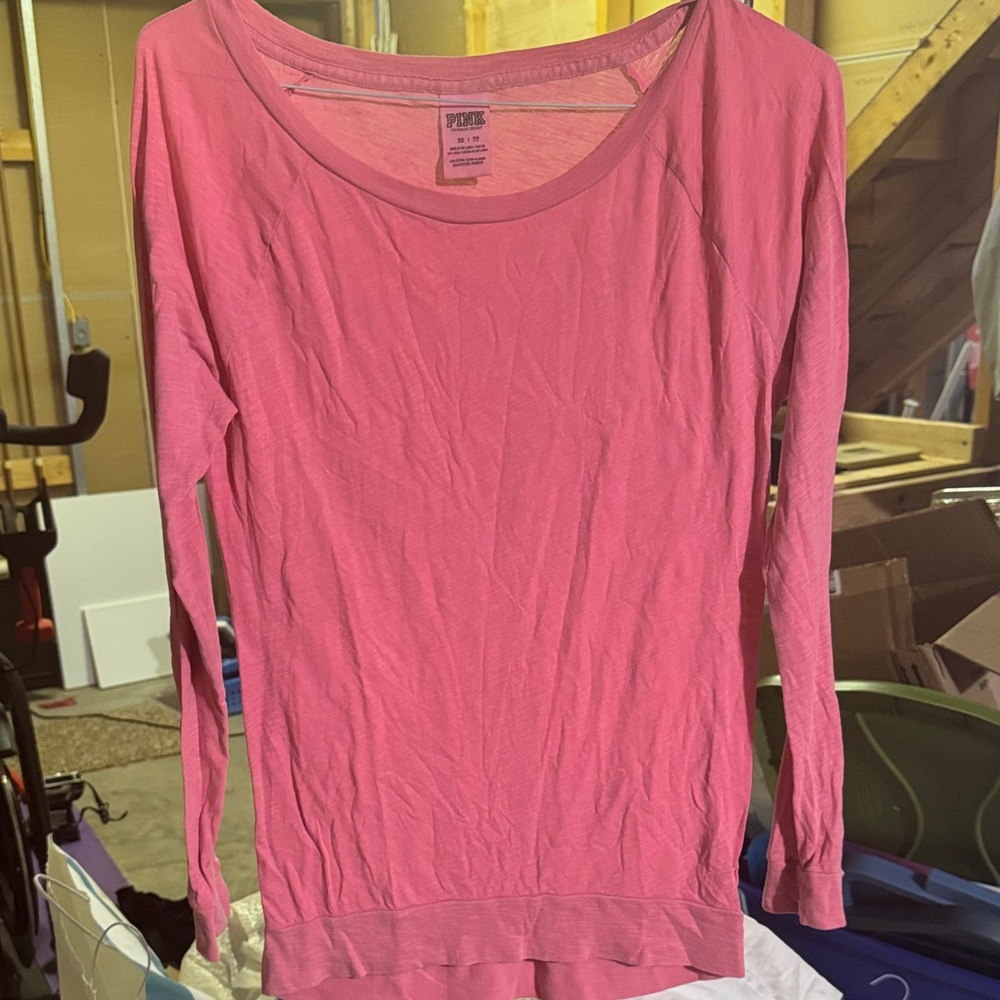 Vintage PINK Long Sleeve Women's Top